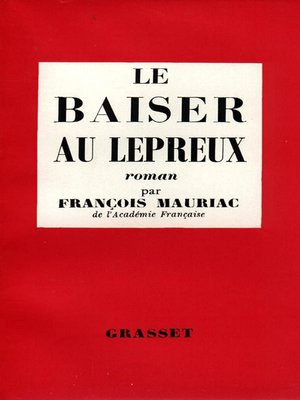 cover image of Le baiser au lépreux
